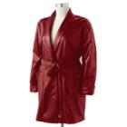 Excelled, Women's Leather Coat, Size: Xs, Red