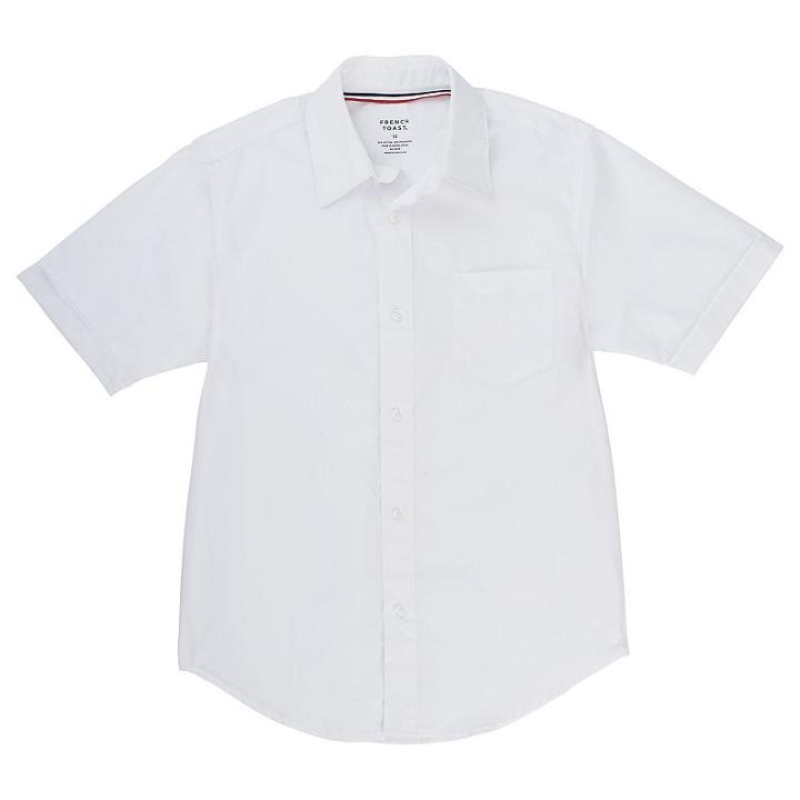 Boys 8-20 Husky French Toast School Uniform Classic Dress Shirt, Size: 16 Husky, White