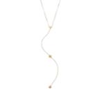 Lc Lauren Conrad Y-neck Disc Necklace, Women's, Gold
