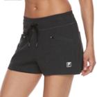 Women's Fila Sport&reg; Zip Pocket Drawstring Shorts, Size: Large, Light Grey