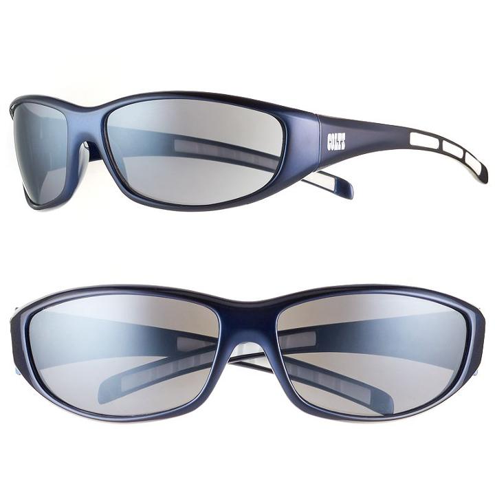 Adult Indianapolis Colts Wrap Sunglasses, Multicolor