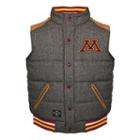 Men's Franchise Club Minnesota Golden Gophers Legacy Reversible Vest, Size: Medium, Grey