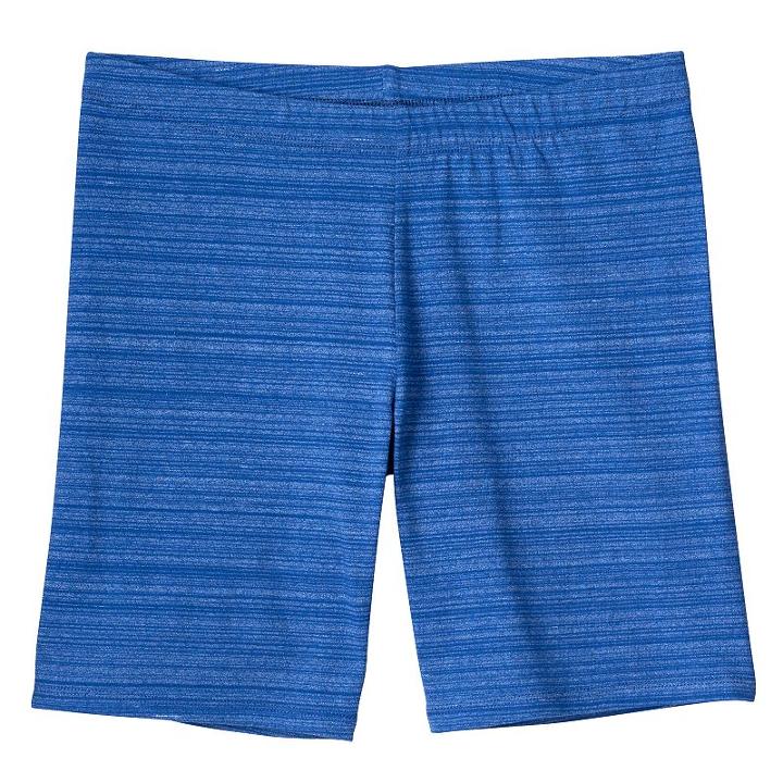 Girls 7-16 & Plus Size So&reg; Solid Midi Bike Shorts, Girl's, Size: 10, Blue