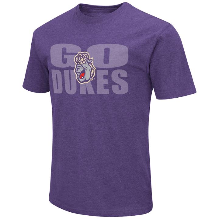 Men's James Madison Dukes Motto Tee, Size: Medium, Drk Purple