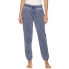 Women's Bliss Vintage Wash Fleece Jogger Pants, Size: Xxl, Blue