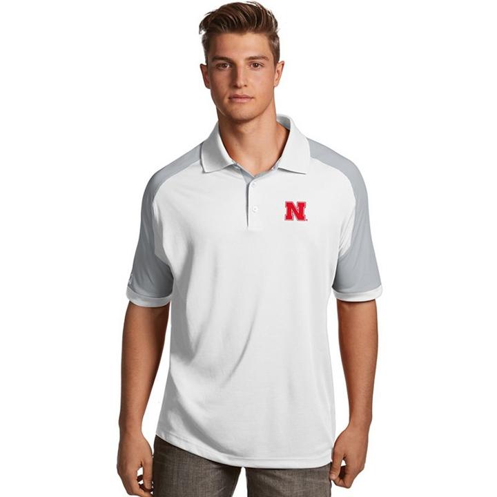 Men's Antigua Nebraska Cornhuskers Century Polo, Size: Large, White