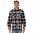 Big & Tall Dickies Brawny Plaid Flannel Button-down Shirt, Men's, Size: 3xb, Grey
