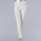 Simply Vera Vera Wang Ripped Denim Skimmer Leggings, Women's, Size: Large, White