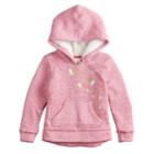 Toddler Girl Jumping Beans&reg; Plush Fleece Hoodie, Size: 3t, Red