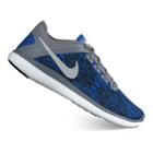 Nike Flex Run 2016 Rio Grade School Boys' Running Shoes, Boy's, Size: 6, Black