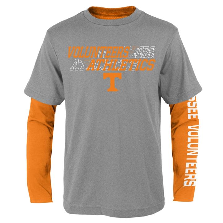 Boys 8-20 Tennessee Volunteers United Tee Set, Size: L 14-16, Grey