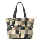 Donna Sharp Elaina Quilted Patchwork Tote, Women's, Monaco