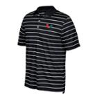 Men's Adidas Miami Hurricanes Textured Golf Polo, Size: Xl, Black