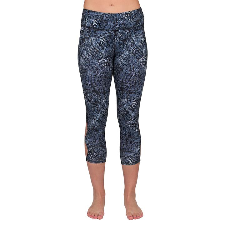 Women's Jockey Sport Keyhole Side Capri Leggings, Size: Medium, Oxford
