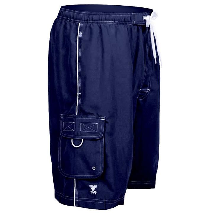 Men's Tyr Challenger Swim Trunks, Size: Medium, Dark Blue