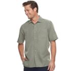 Men's Batik Bay Regular-fit Soft Touch Woven Button-down Shirt, Size: Xxl, Green