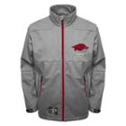 Men's Franchise Club Arkansas Razorbacks Tech Fleece Softshell Jacket, Size: 4xl, Grey
