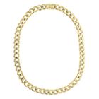 Lynx Yellow Ion-plated Stainless Steel Curb Chain Necklace - 22-in, Men's, Size: 22