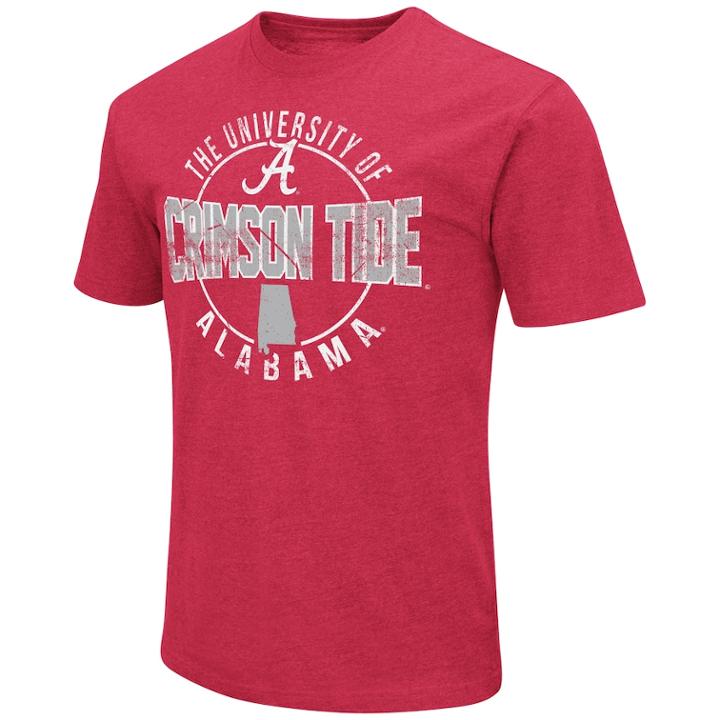 Men's Alabama Crimson Tide Game Day Tee, Size: Large, Dark Red