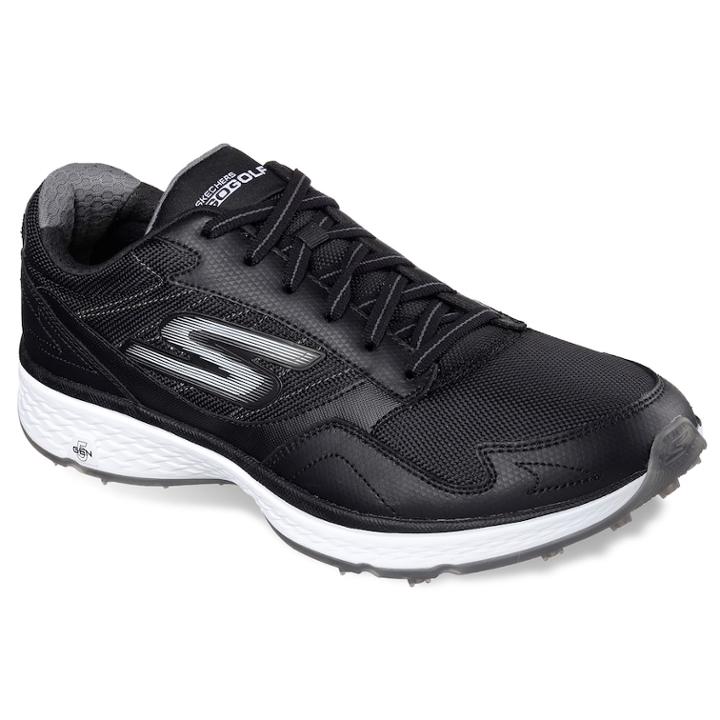 Skechers Go Golf Fairway Men's Water Resistant Golf Shoes, Size: 9.5, Grey (charcoal)