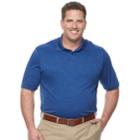 Big & Tall Haggar Regular-fit Space-dye Polo, Men's, Size: 4xb, Turquoise/blue (turq/aqua)
