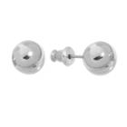 Napier Polished Metallic Stud Earrings, Women's, Grey