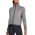 Women's Under Armour Heatgear Full Zip Jacket, Size: Xs, Grey (charcoal)