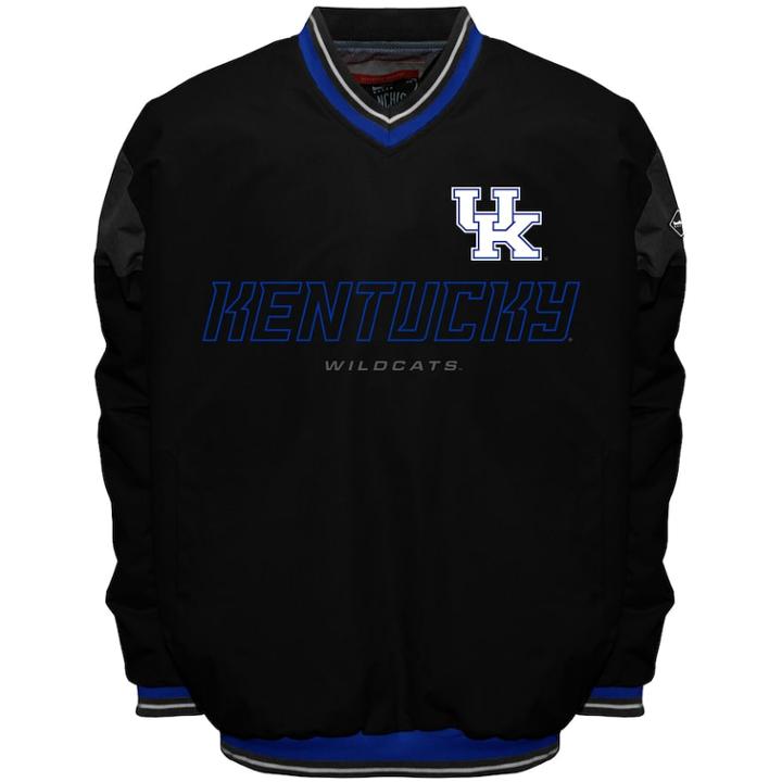 Men's Kentucky Wildcats Rush Windshell Top, Size: 3xl, Black