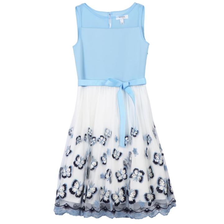Girls 7-16 Speechless Butterfly Print Scuba Dress, Size: 14, Pink Ovrfl