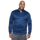 Big & Tall Tek Gear&reg; Regular-fit Performance Fleece Quarter-zip Pullover, Men's, Size: Xxl Tall, Dark Blue
