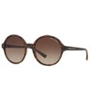 Armani Exchange Ax4059s 55mm Round Gradient Sunglasses, Women's, Med Brown