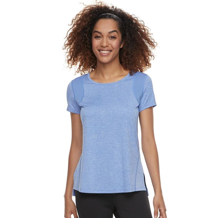 Women's Tek Gear&reg; Base Layer Short Sleeve Tee, Size: Xs, Lt Purple