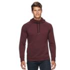 Men's Rock & Republic Textured Cross-over Hoodie, Size: Large, Red
