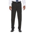 Men's Croft & Barrow&reg; Classic-fit No-iron Performance Khaki Pleated Casual Pants, Size: 44x32, Black