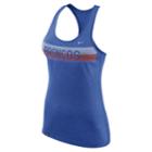 Nike Boise State Broncos Dri-fit Touch Tank Top, Size: Small, Blue