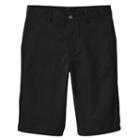 Boys 8-20 Husky Chaps Flat-front Twill Shorts, Boy's, Size: 16 Husky, Black