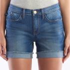 Women's Rock & Republic&reg; Cuffed Jean Shorts, Size: 2, Med Blue