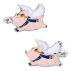 When Pigs Fly Cuff Links, Men's, Multicolor
