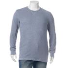 Big & Tall Sonoma Goods For Life&trade; Classic-fit Thermal Crewneck Tee, Men's, Size: 3xb, Med Blue
