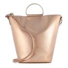 T-shirt & Jeans Metallic Ring Crossbody Bucket Bag, Women's, Med Red