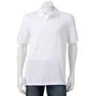 Men's Croft & Barrow&reg; Easy-care Pique Polo, Size: Xl, White