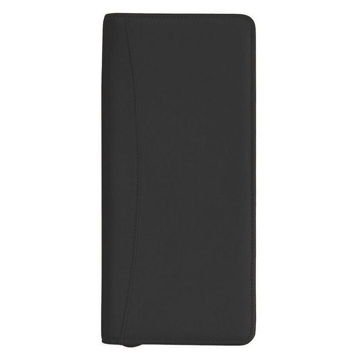 Royce Leather Passport Wallet, Adult Unisex, Black