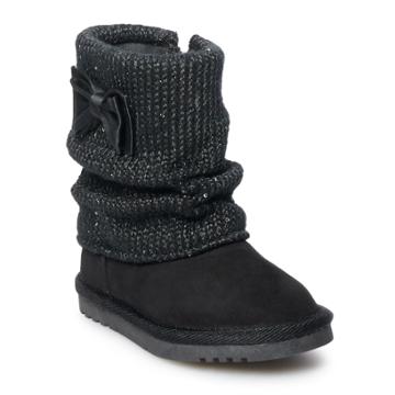 Jumping Beans&reg; Odessa Toddler Girls' Sweater Boots, Size: 5 T, Black
