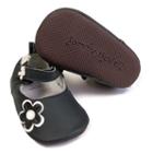 Baby Tommy Tickle Floral Applique Mary Jane Crib Shoes, Infant Girl's, Size: 0-6 Months, Black