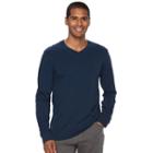Men's Sonoma Goods For Life&reg; Classic-fit Flexwear V-neck Tee, Size: Xl, Blue