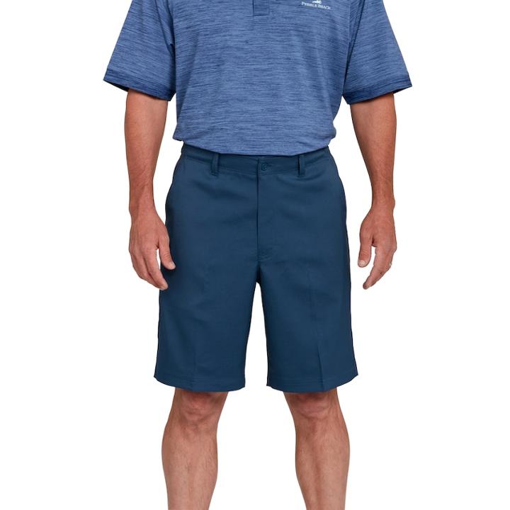 Men's Pebble Beach Comfort Flex Classic-fit Performance Golf Shorts, Size: 34, Blue (navy)