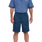 Men's Pebble Beach Comfort Flex Classic-fit Performance Golf Shorts, Size: 34, Blue (navy)