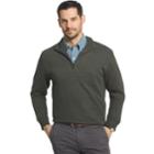 Big & Tall Arrow Classic-fit Sueded Fleece Quarter-zip Pullover, Men's, Size: Xl Tall, Green Oth