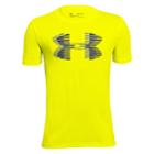 Boys 8-20 Under Armour Big Logo Tee, Size: Small, Brt Yellow