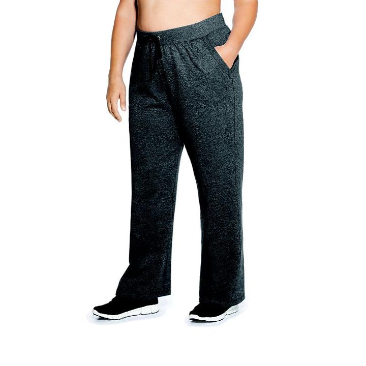 Plus Size Champion Open Bottom Fleece Pants, Women's, Size: 3xl, Orange Oth